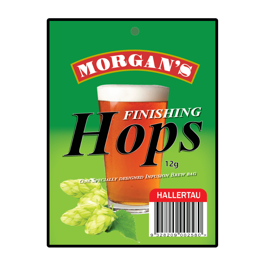 hop pellets for home brewing beer in green packet