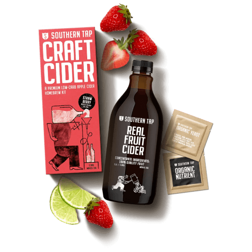 home brew strawberry cider kit
