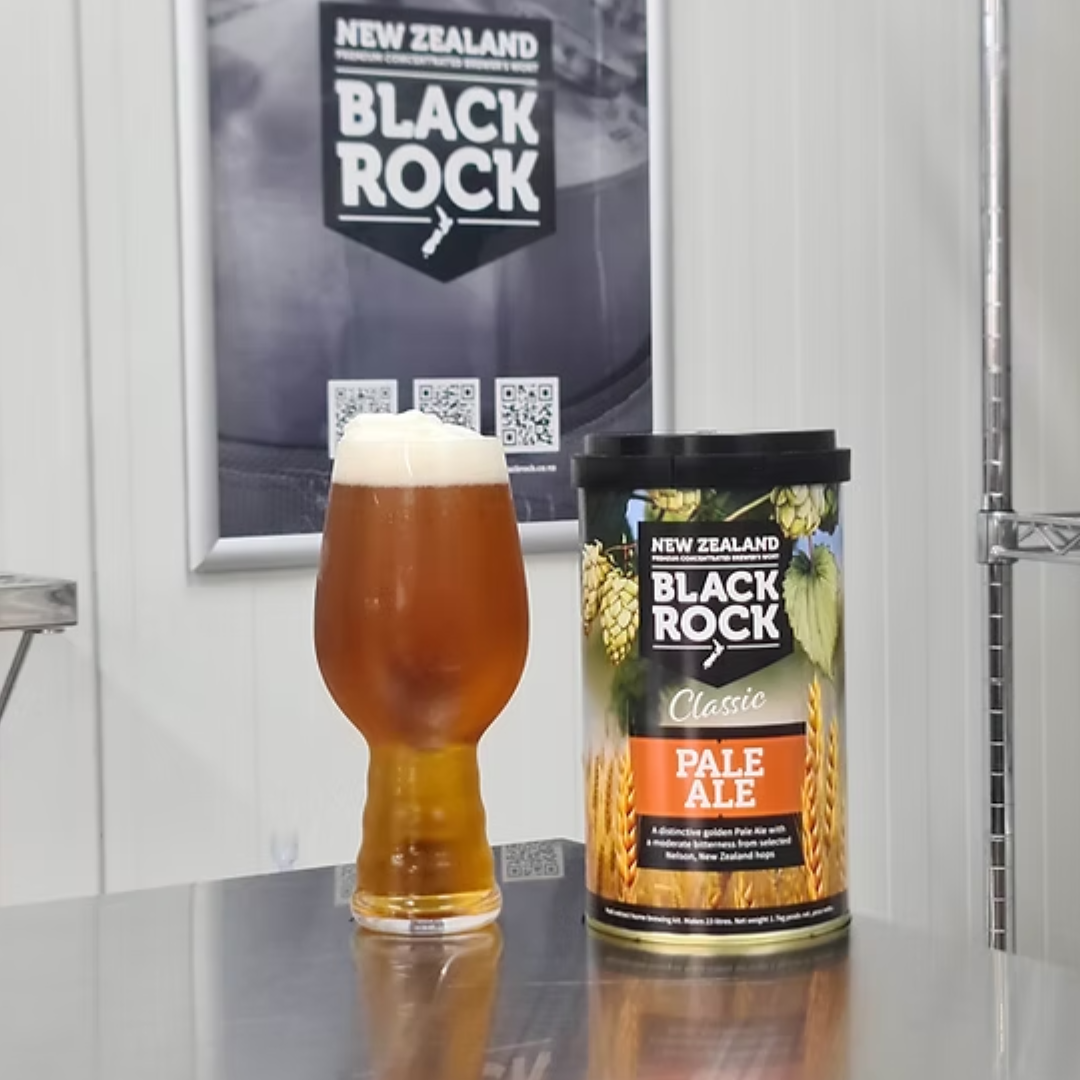 tin of home brew pale ale beer