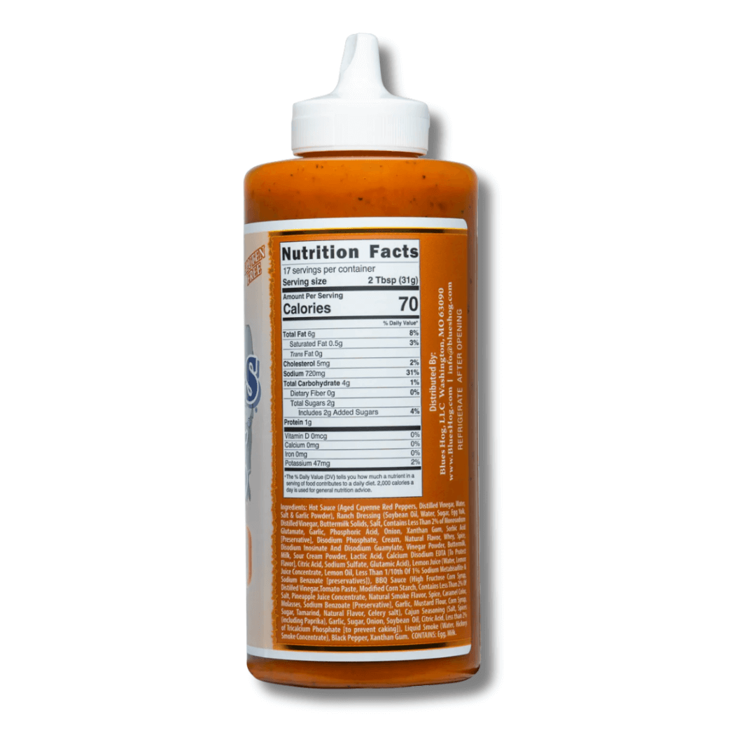 wild wing sauce in a squeeze bottle