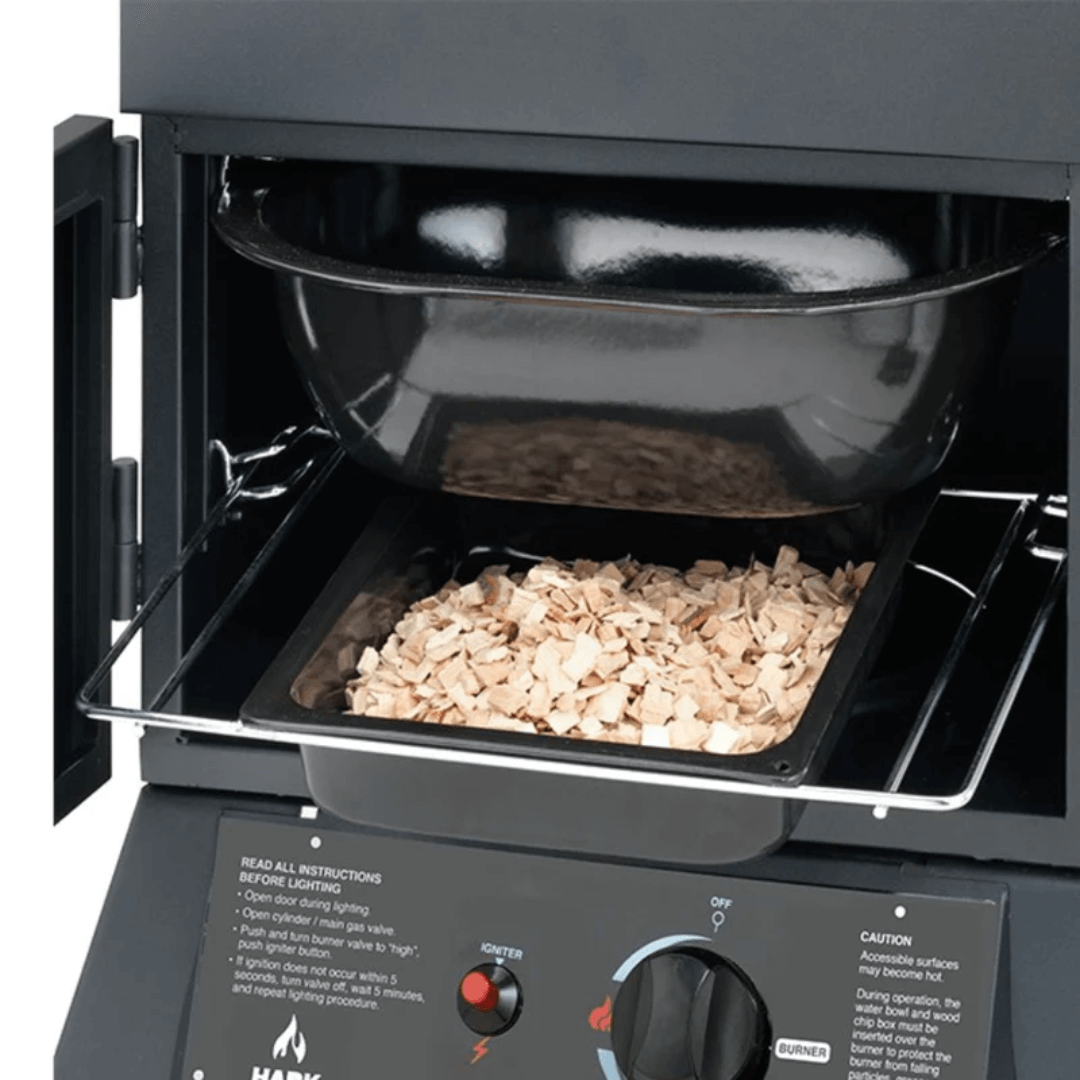 outdoor smoker oven lower level