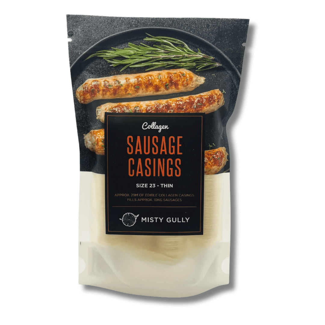 collagen suasage casings in reseable bag