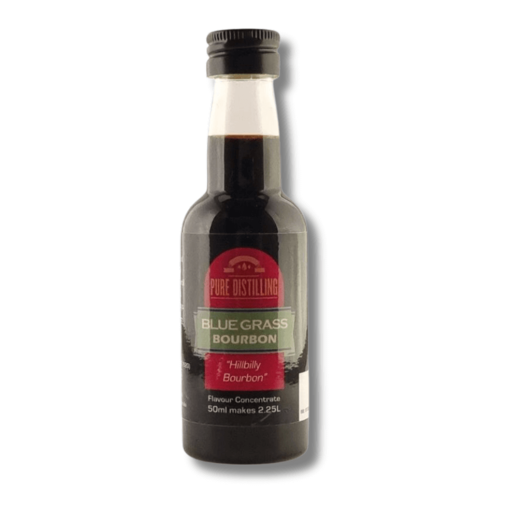 black red and green bottle for making homebrew bourbon
