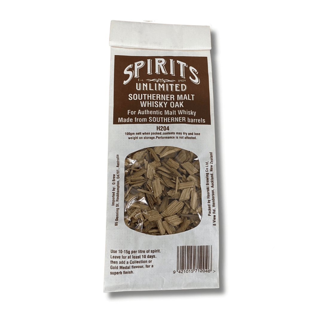 oak woodchips from spirit barrels for home brewing