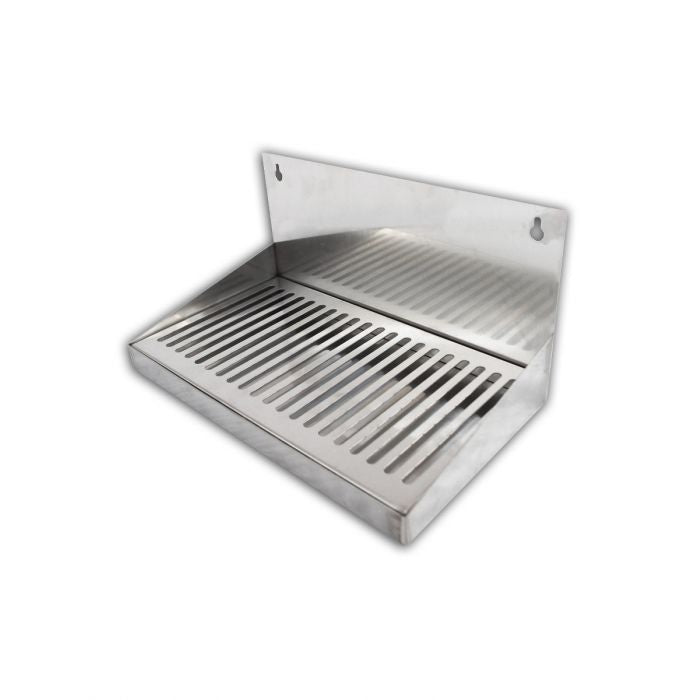stainless steel fridge mounted drip tray for homebrew kegs