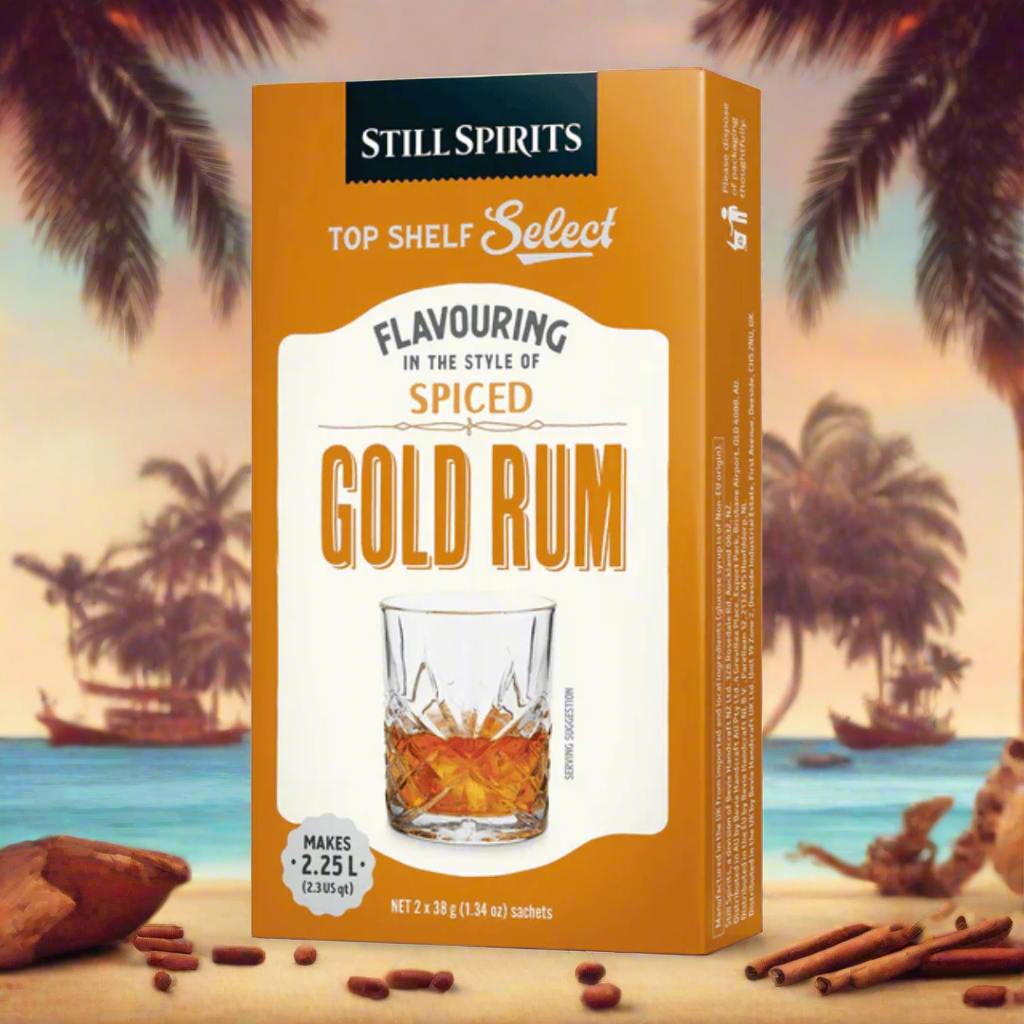 organge box of spiced rum spirit essence for home brewing