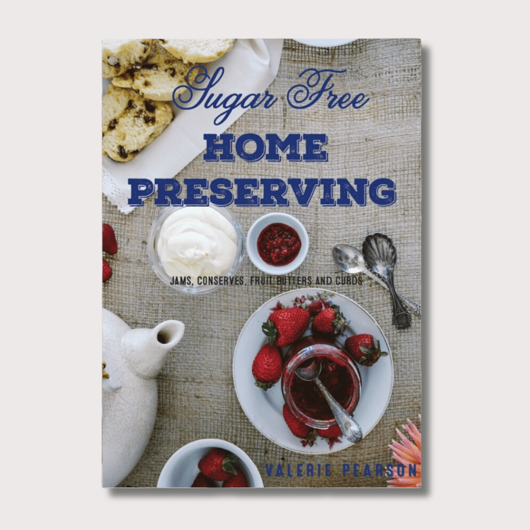 book with delcious home made prerves on the cover