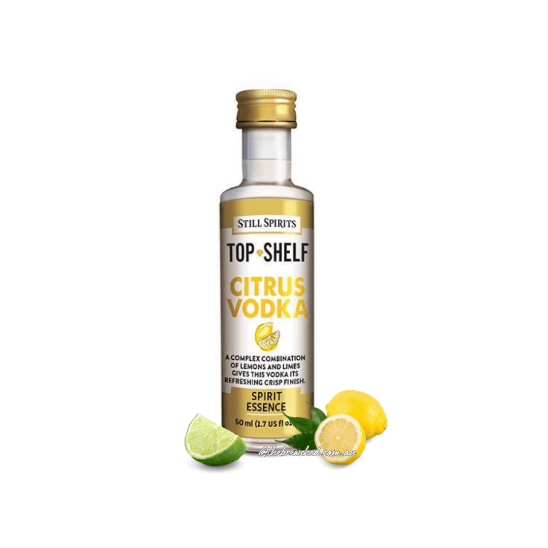 Top Shelf Citrus Vodka Spirit Flavouring - The Brew Shed