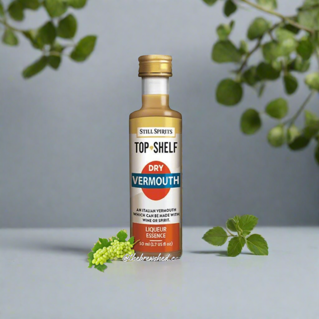 clear bottle with pale brown liquid inside