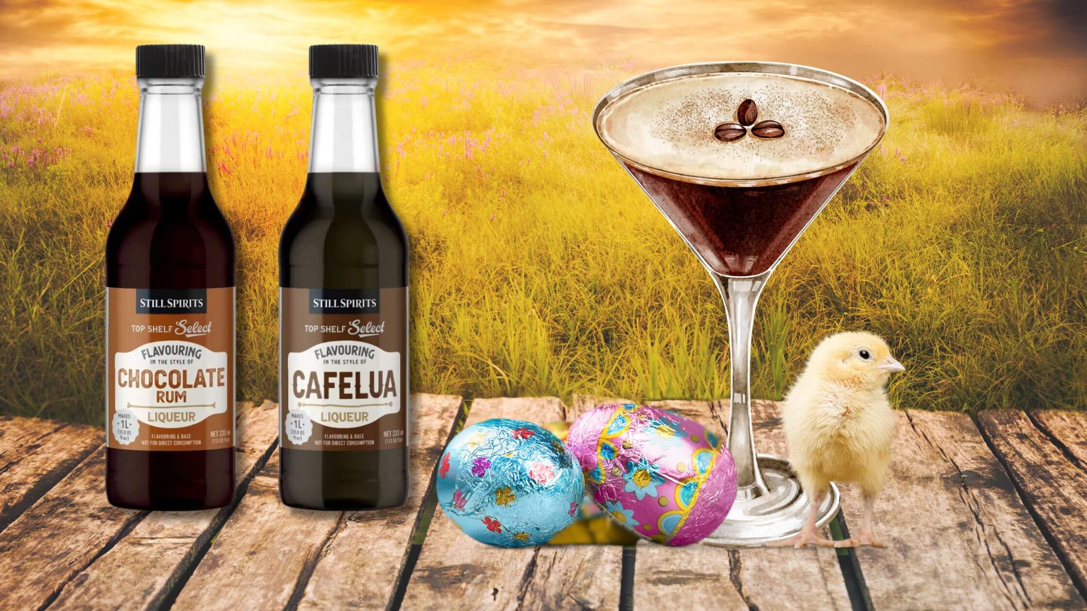 Hot Cross Rum + Espresso Martini -  Easter Cocktail Recipe