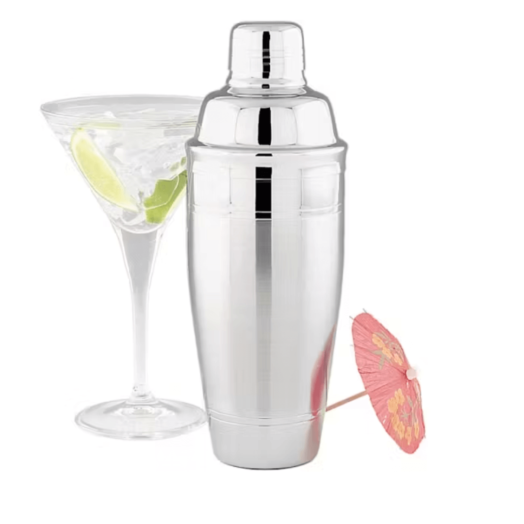 stainless steel cocktail shaker