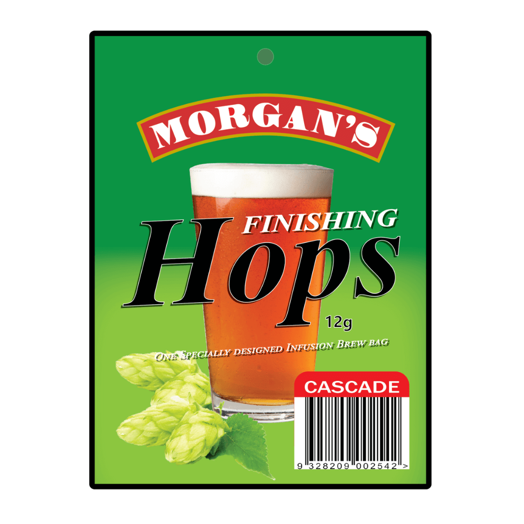 teabag style finishing hops cascade