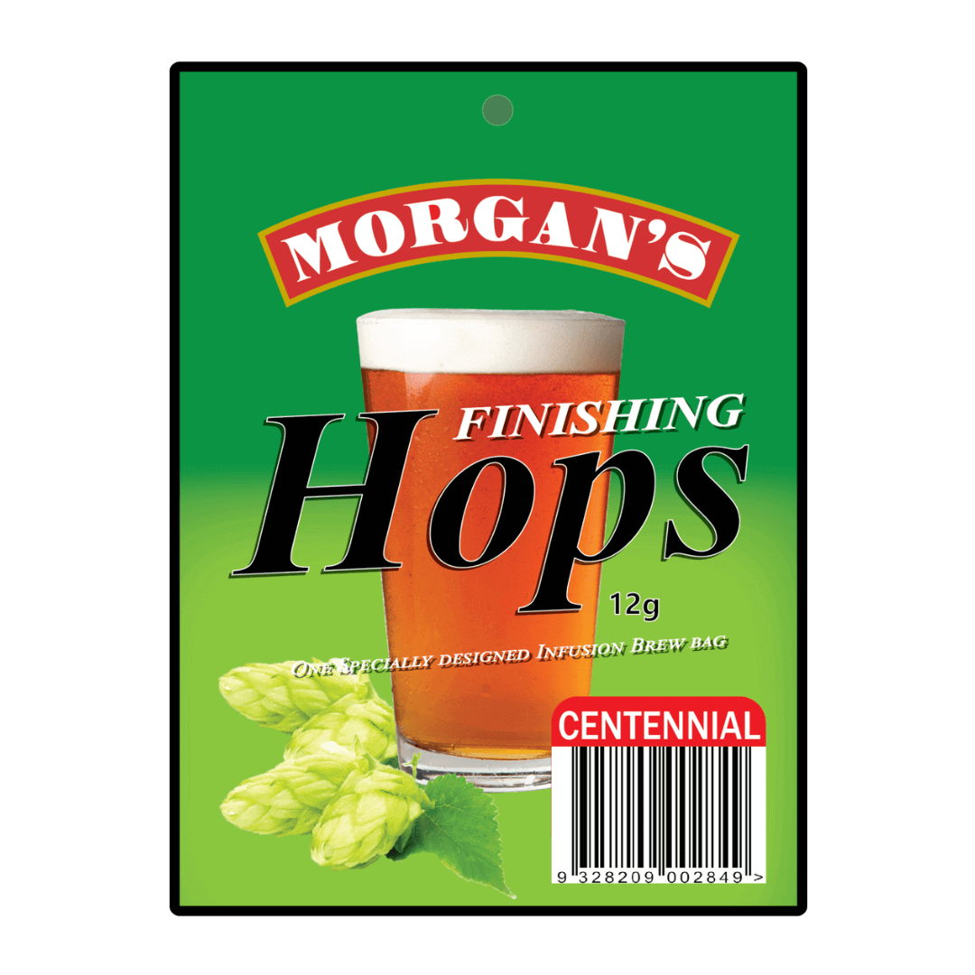 hop pellets fro home brewing beer in blue packet