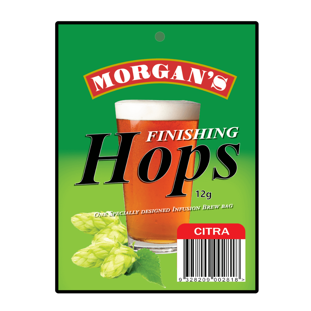 hop pellets for home brewing beer in green packet