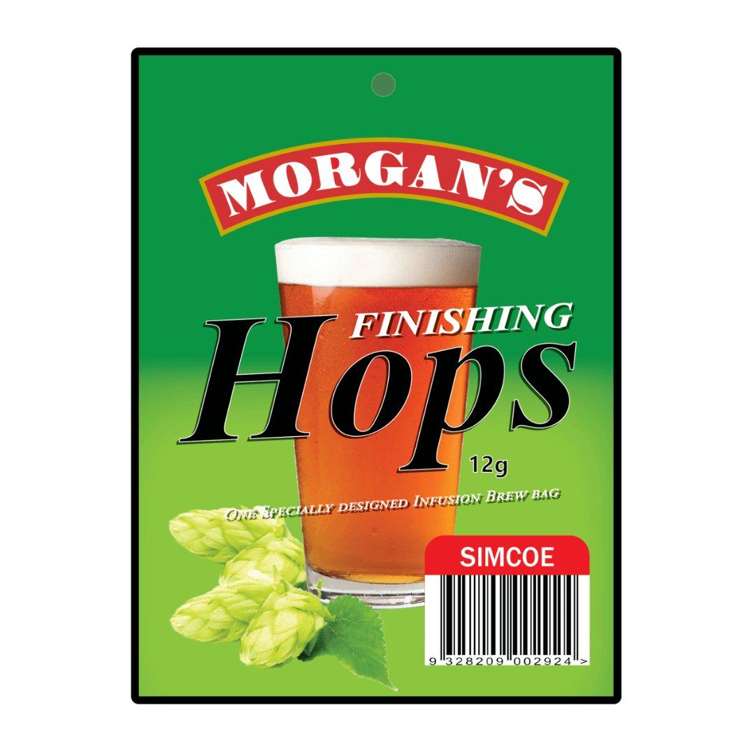 hop pellets for home brewing beer in blue packet