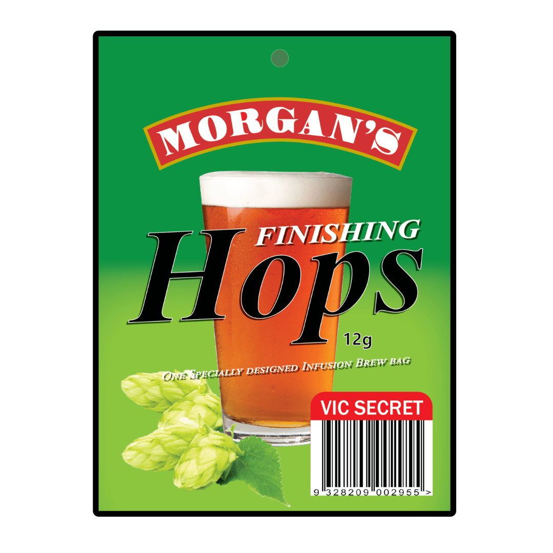 hop pellets for home brewing beer in blue packet