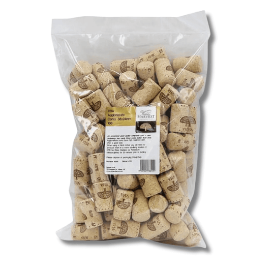 wine corks in a bag for home winemaking