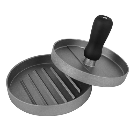 two piece burger press with handle