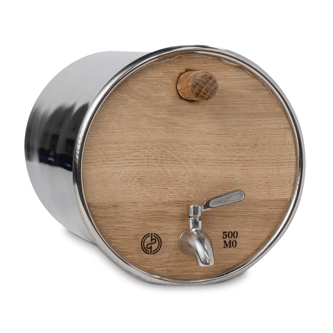 legacy oak barrels with stainless steel