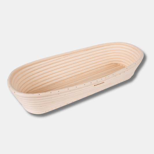 oval shaped rattan bread and sourdough proving basket