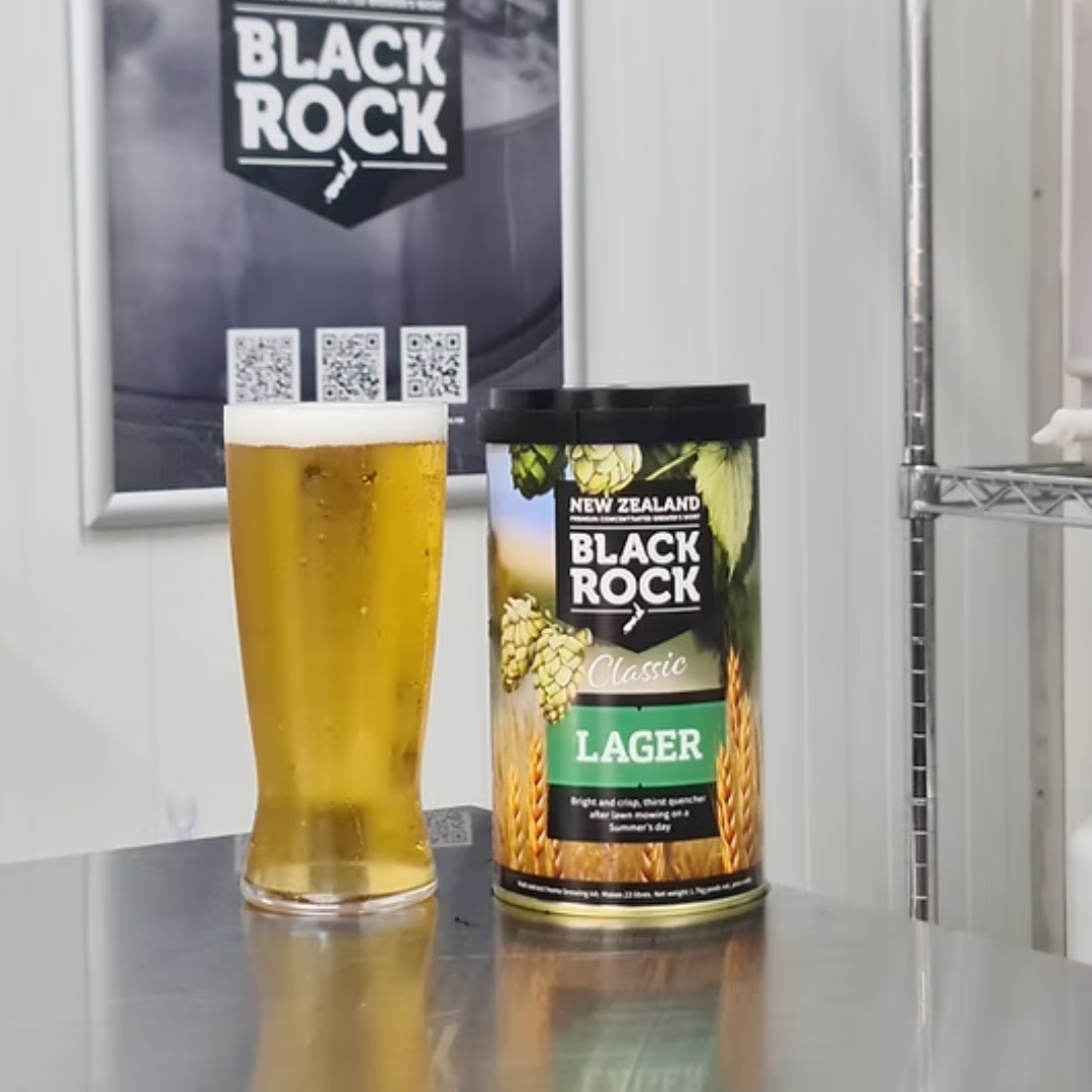 lager homebrew kit in a can