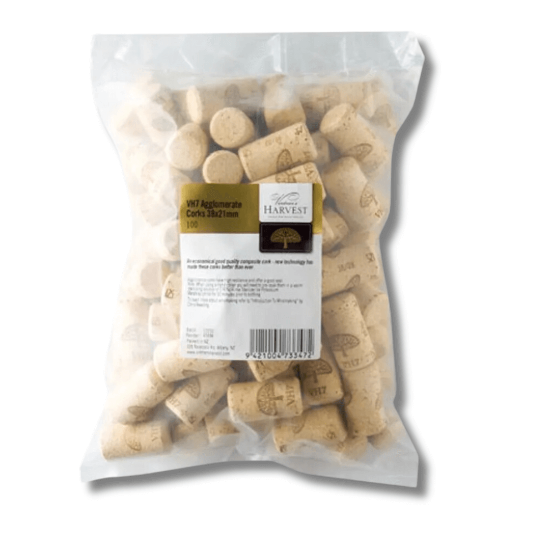 wine corks in a bag for home winemaking