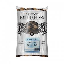 bag of essencia barrel chunks of single malt whisky 500g