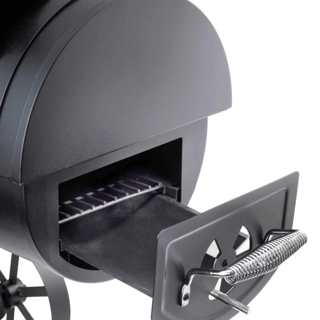 offset pit smoker for outdoor use