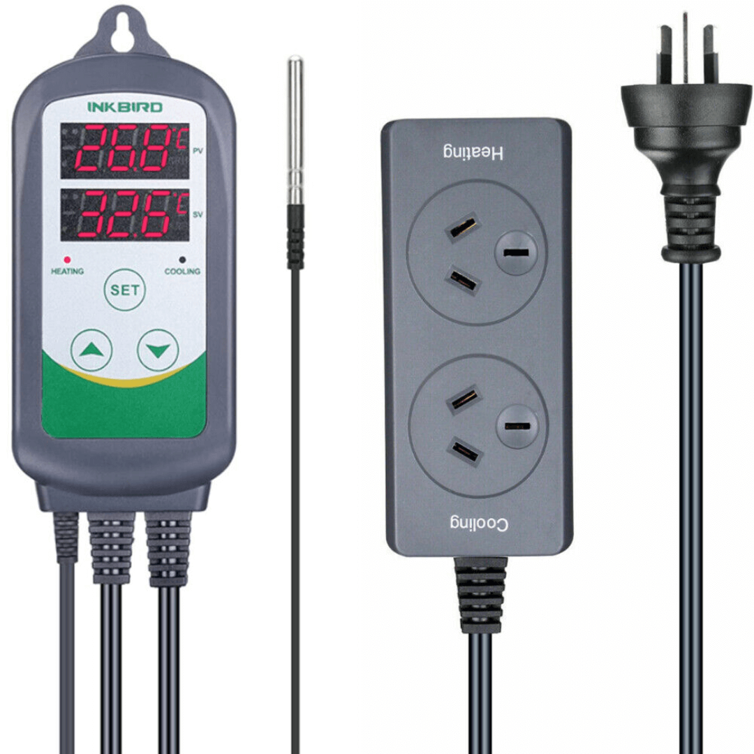 handset and australian plugs for temperature control device