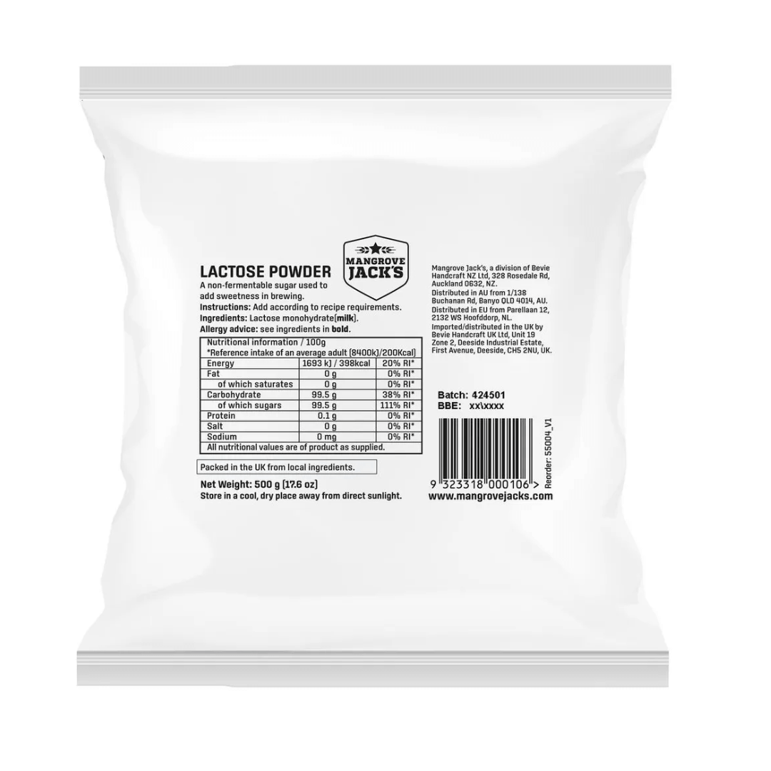 lactose powder for sweetening home brew australia