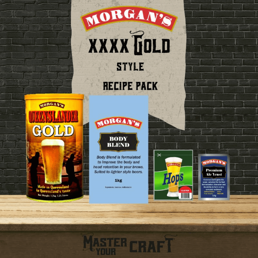 beer brewing ingredients for fourex xxxx gold