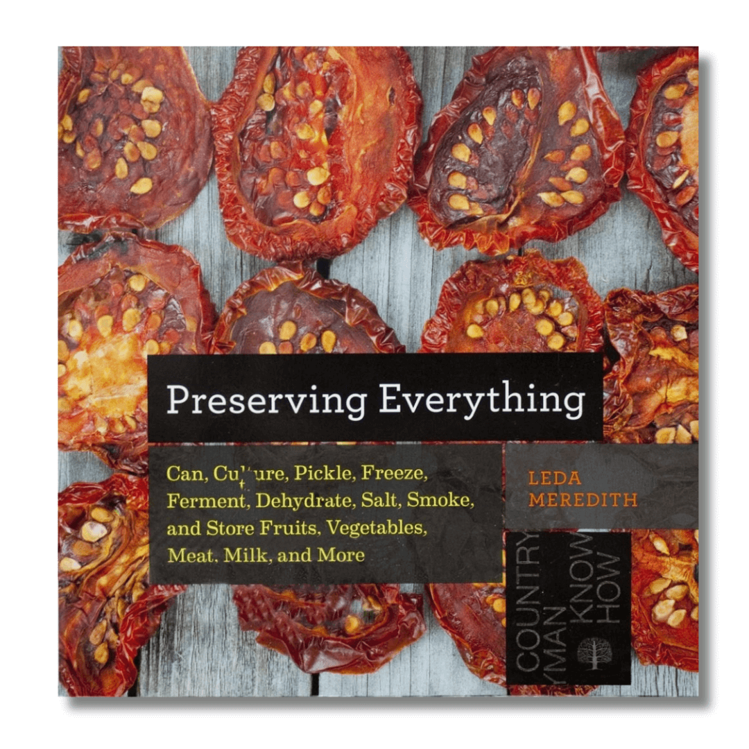 book about preserving food with sun dried tomatoes on the cover