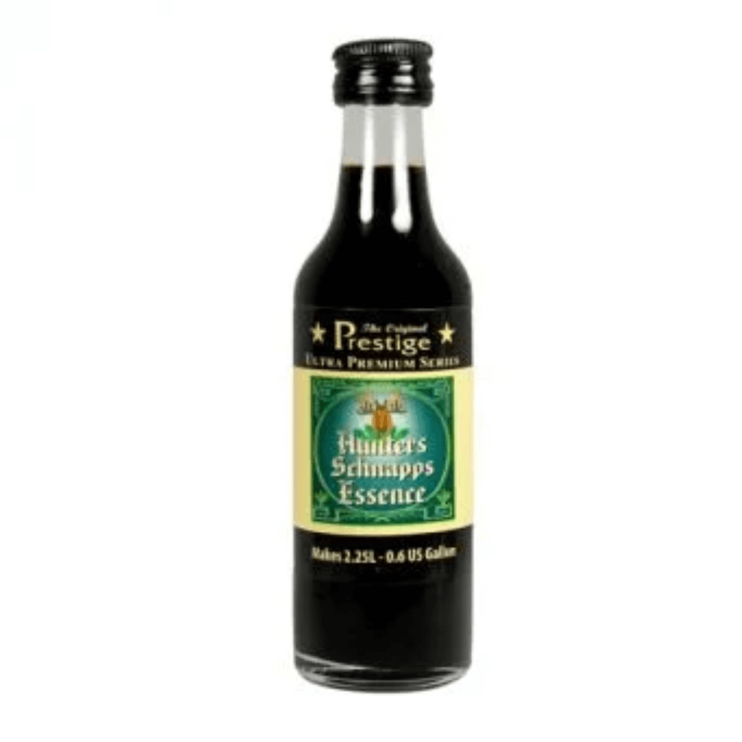 dark liquid in a glass bottle with a picture of a stag on the label