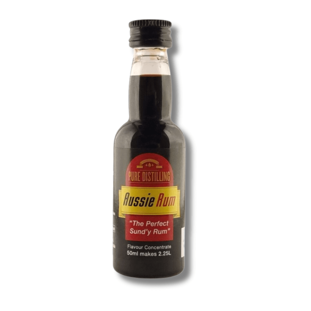 black red and yellow aussie rum spirit essence bottle for home distilling rum