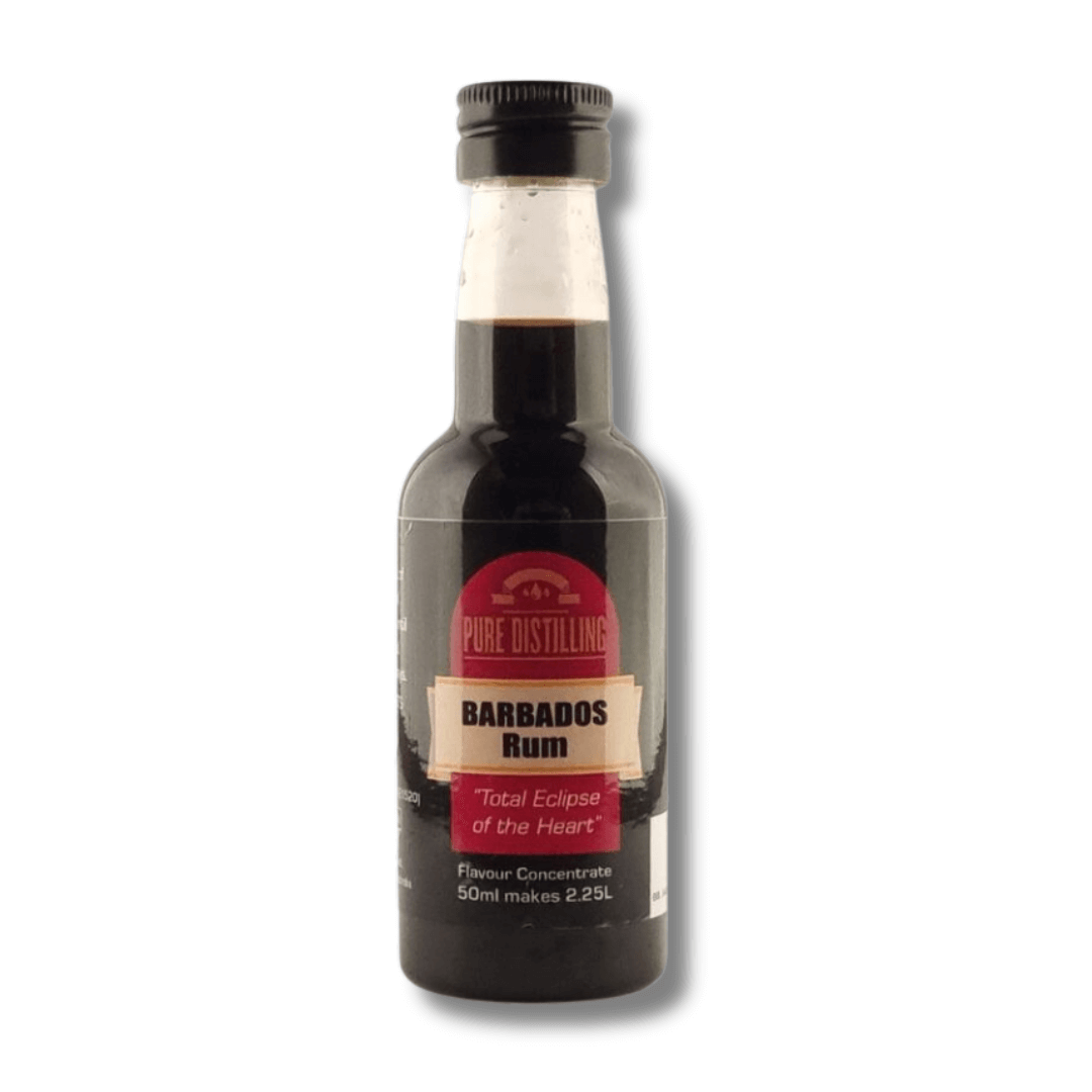 black red and cream coloured spirit essence bottle for home distilling rum