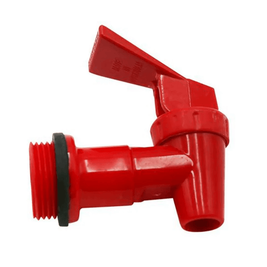 red plastic tap to fit beer brewing fermenter
