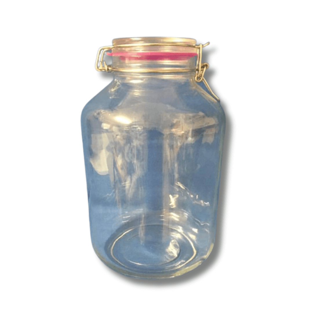 glass jar for soaking alcohol on oak