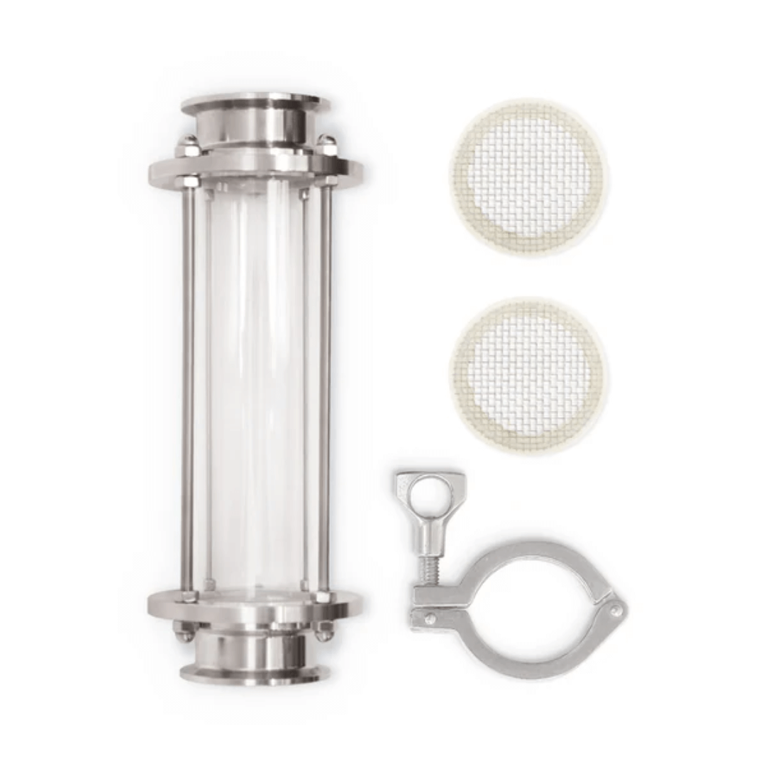 distilling sightglass for adding botanical from home distilled spirits