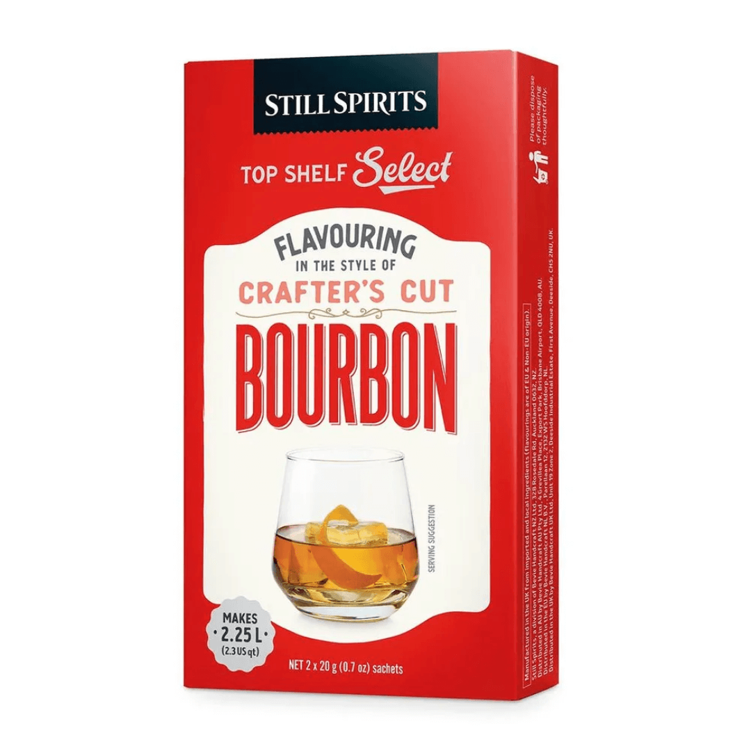 makers mark style bourbon spirit essence packaged in a red wax box