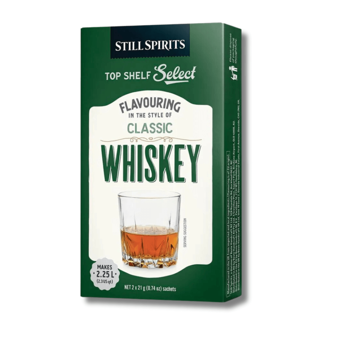 green box of whiskey spirit essence for homebrewing