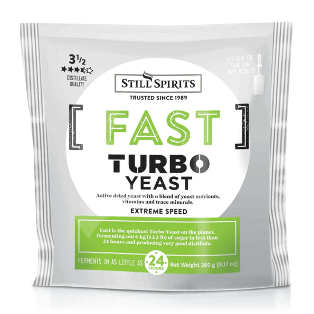 fast turbo yeast for home distilling alcohol