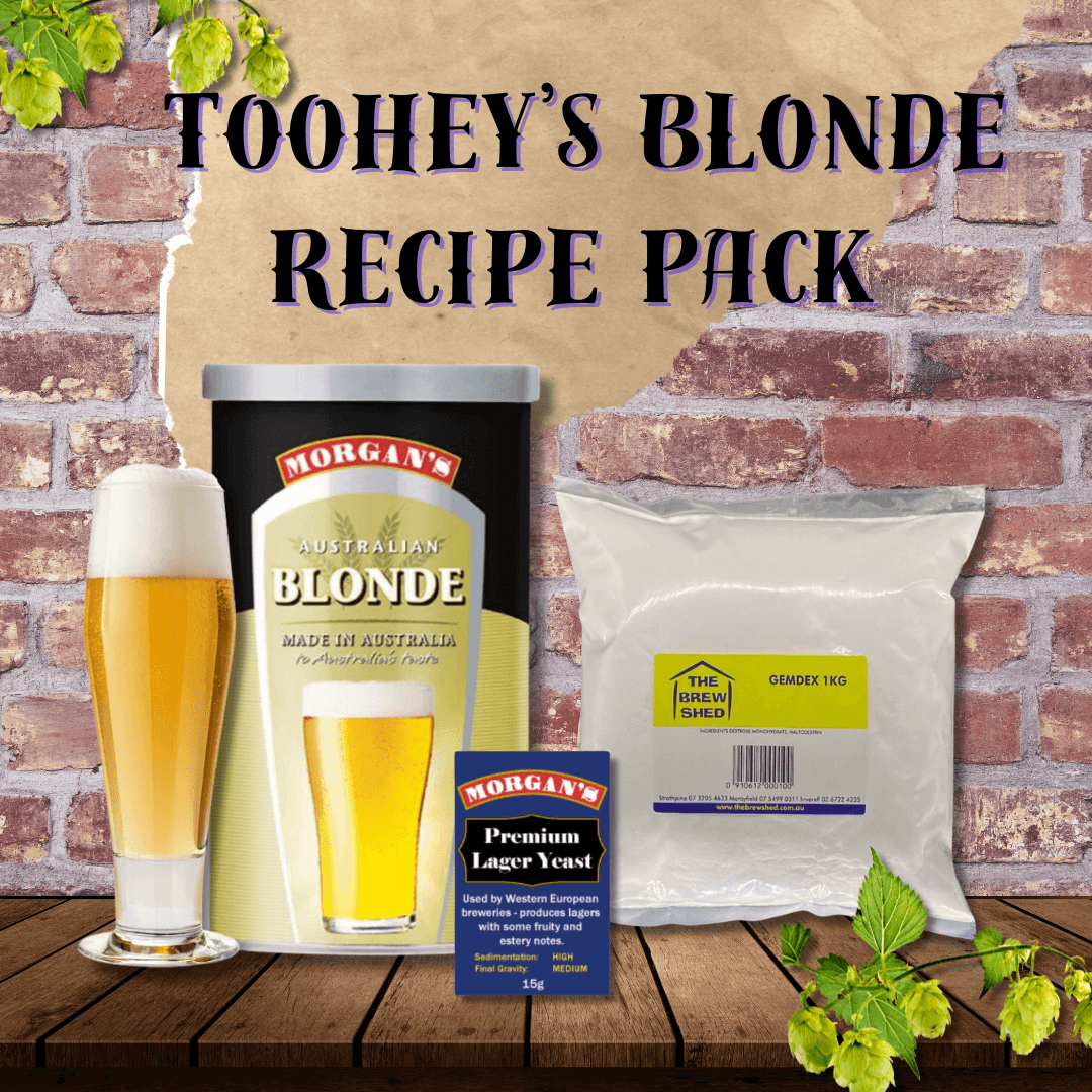 ingredients for making tooheys blonde beer