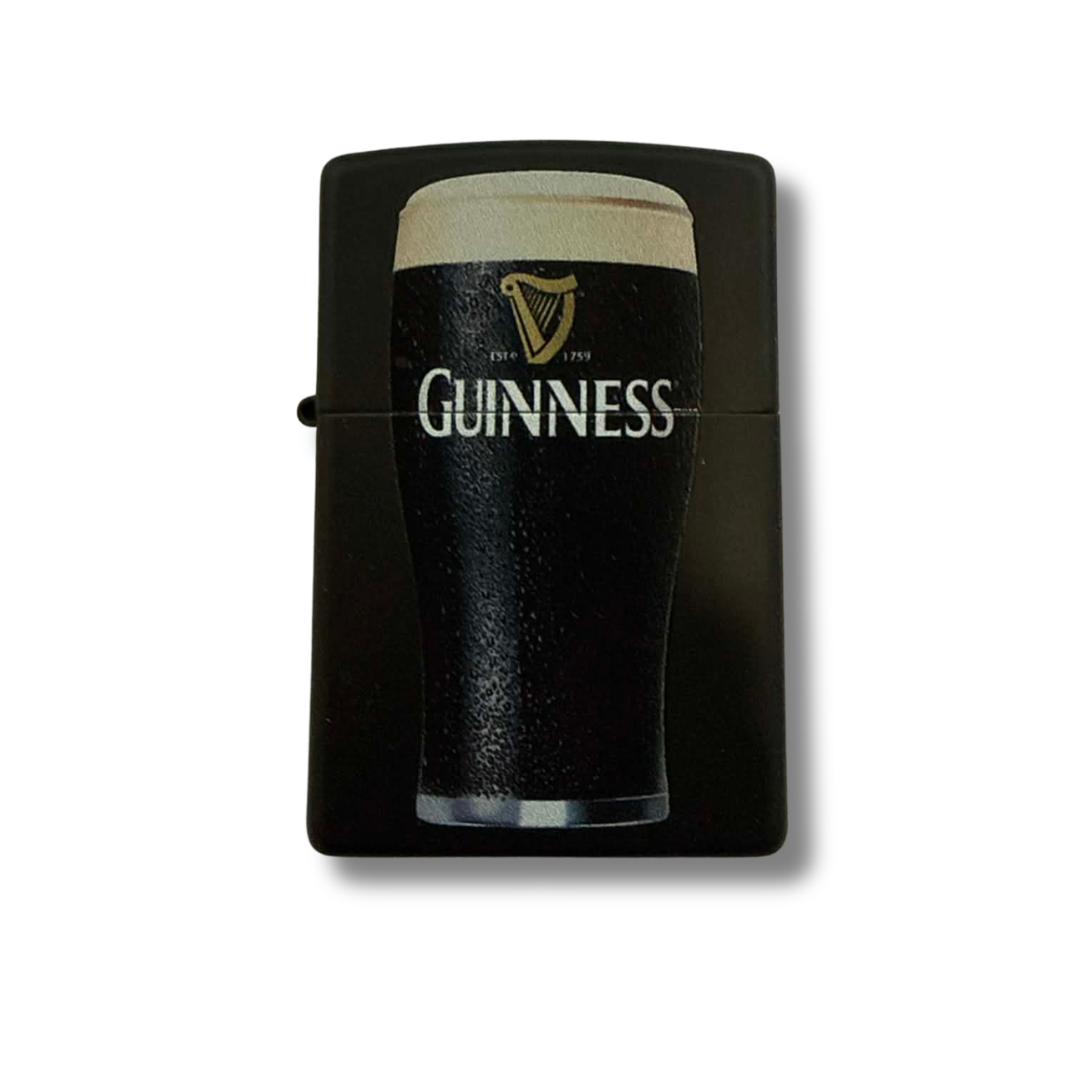 authentic made in USA zippo Lighter with guinness beer logo