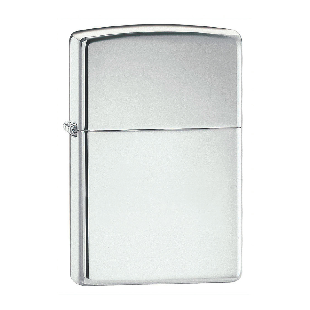 authentic made in USA zippo lighter chrome