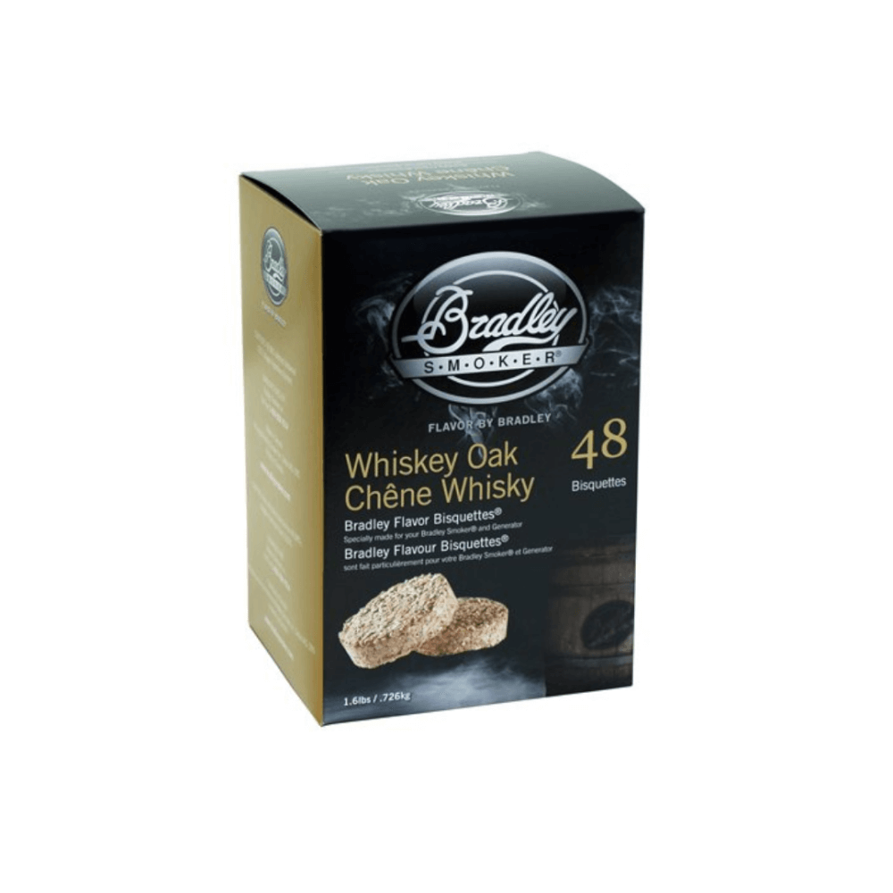 Bradley Whiskey Oak Bisquettes 48 Pack