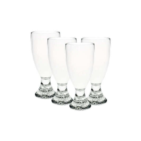 beautifully shaped polycarbonate beer glasses